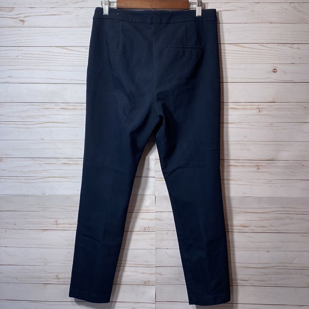 Zara Basic Navy Blue Side Pockets Pants - Picture 14 of 14